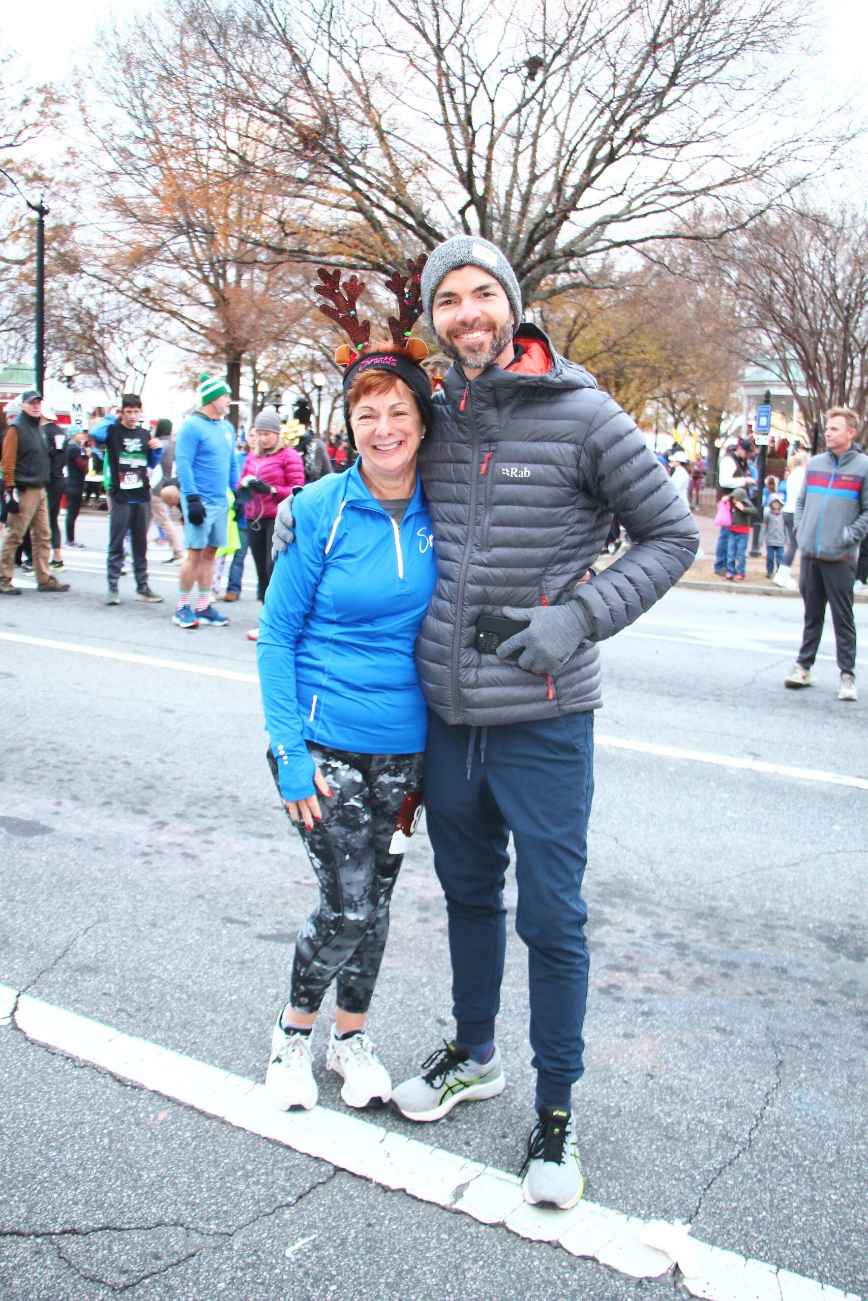 Chase Swanson posed for Sleighbells on the Square 5k