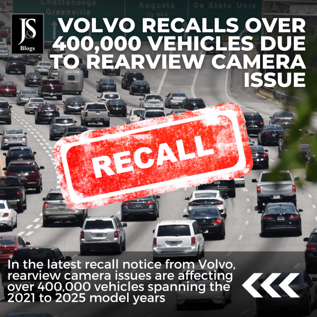 Volvo Recalls Over 400,000 Vehicles Due to Rearview Camera Issue