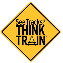 See tracks think train